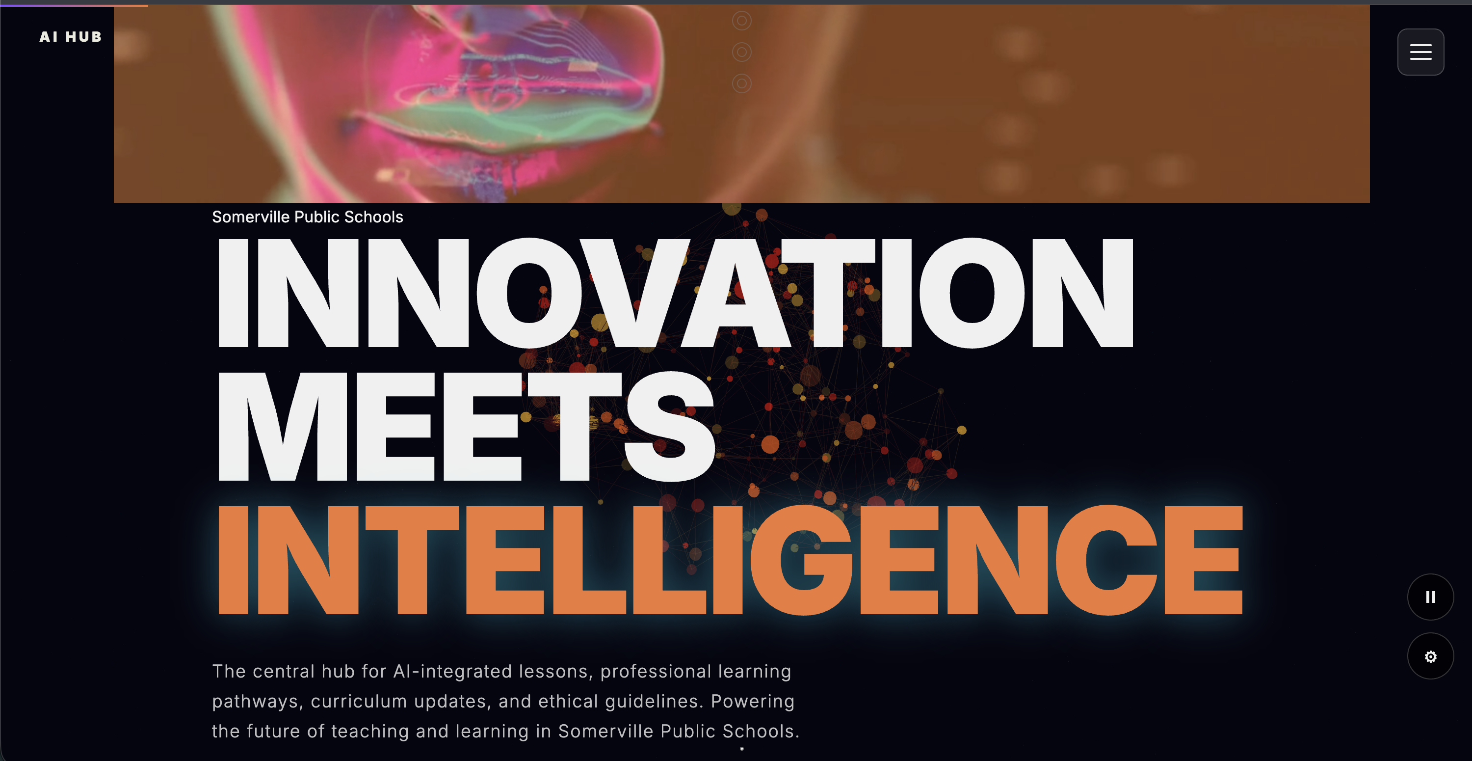 AI-powered interface representing AI tools and automation
