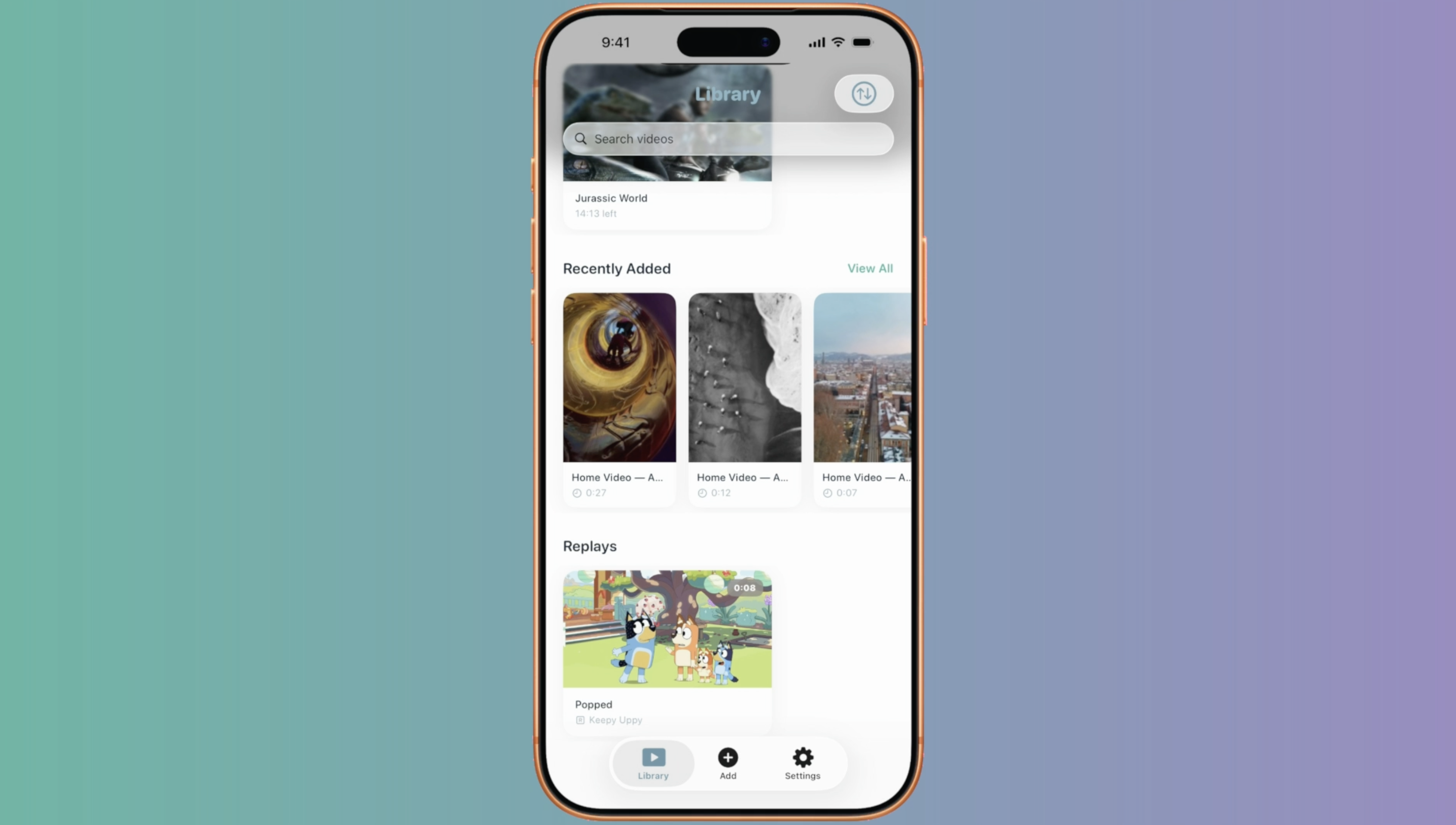 Mobile app interface representing software development